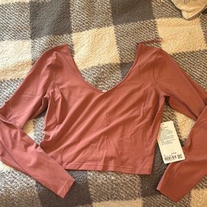 Lululemon Align Long Sleeve V-Neck Top